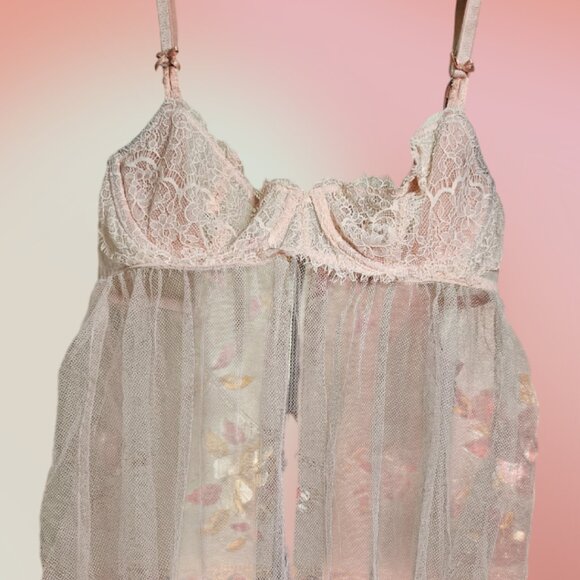 Victoria's Secret Pink Blush Babydoll - Picture 1 of 5